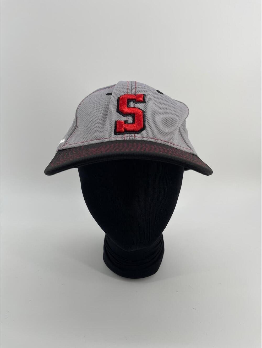 Vintage Pukka Southern Illinois L/XL Baseball Hat Cap Gray black